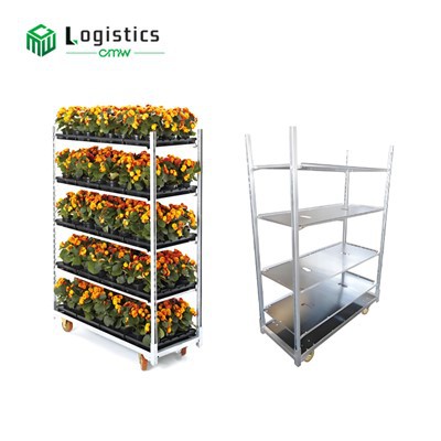 फूल ट्रॉलियों के लिए सामग्री का चयन